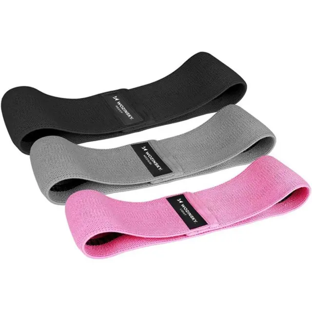 Wozinsky Set of 3x Fitness Mini Loop Bands Multicolor (WFB-01)