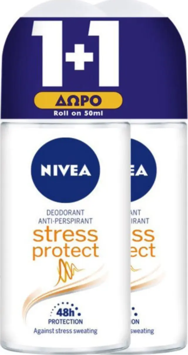 Nivea Stress Protect Woman Roll-On 48h 50ml x2