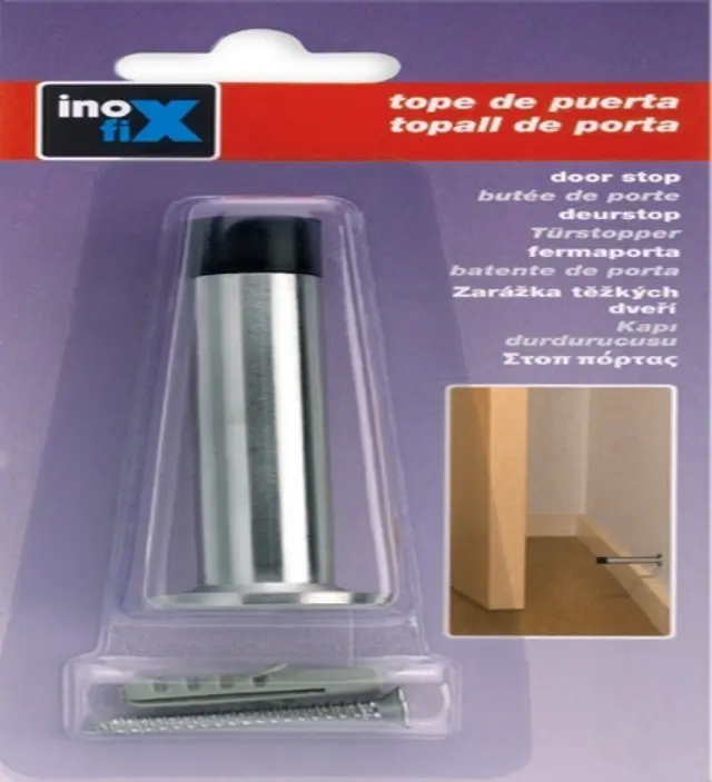 ΣΤΟΠ ΠΟΡΤΑΣ ΤΟΙΧΟΥ ΑΠΟ ΑΜΟΞΕΙΔΩΤΟ ΑΤΣΑΛΙ INOFIX 3164 30x30x82MM ΜΕ ΒΙΔΕΣ 3