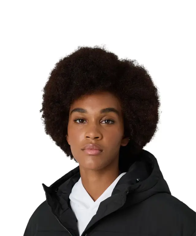 Fila - Γυναικείο Μπουφάν Alba Mid Hooded Puffer Relaxed Fit FAW1213-80010 Μαύρο 3