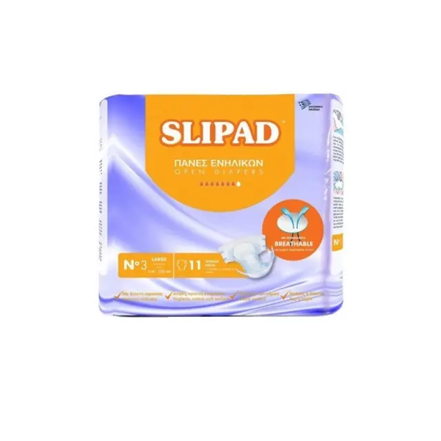 Slipad Πάνες Ακράτειας Νο3 Large 11 Τεμαχίων