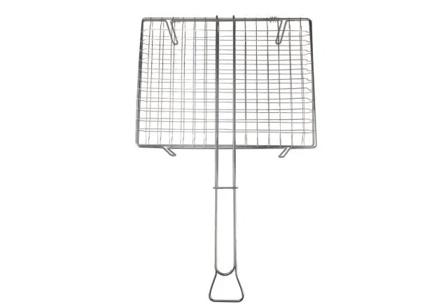 Σχάρα Ψησίματος Επιχρωμιωμένη με Πόδια 40x30cm - H&C 2