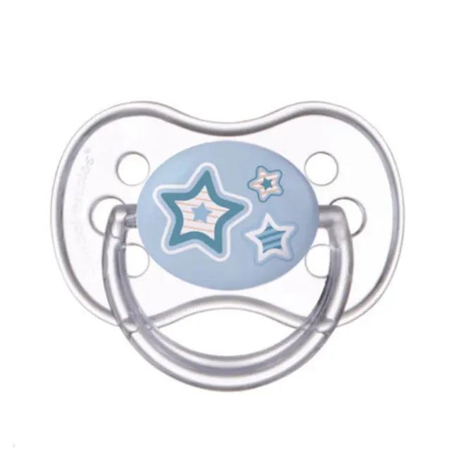 Καταπραϋντική Πιπίλα Σιλικόνης 6-18m Newborn Baby Canpol Blue 22/563