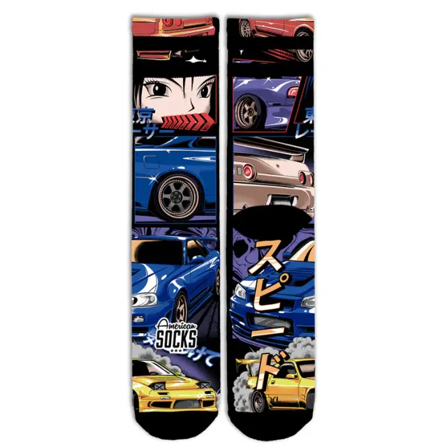 American Socks Tokyo Drift Mid High Signature Κάλτσες Streetwear Unisex - 37-41 (S/M) 2