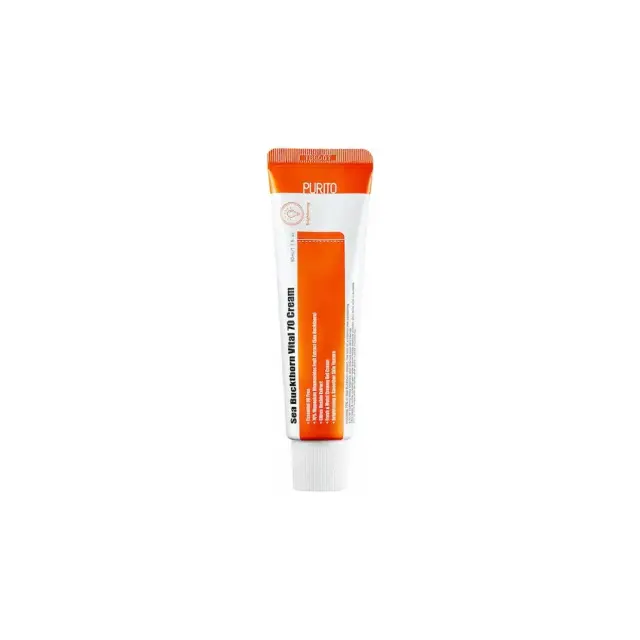 Purito Sea Buckthorn Vital 70 Cream Ενυδατική και Αναζωογονητική Κρέμα Προσώπου, 50ml