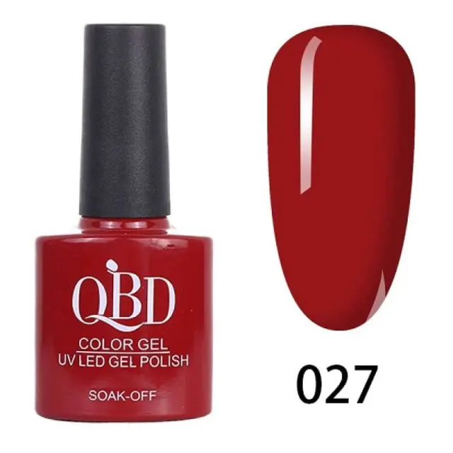 QBD Ημιμόνιμο βερνίκι color Gel Uv/Led Gel Polish 027