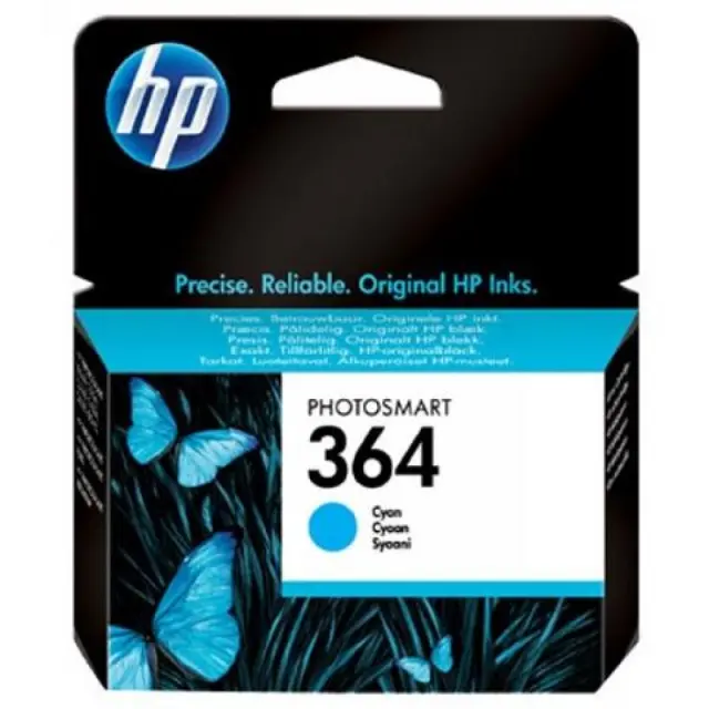 HP 364 Γνήσιο Μελάνι Εκτυπωτή InkJet Κυανό (CB318EE)