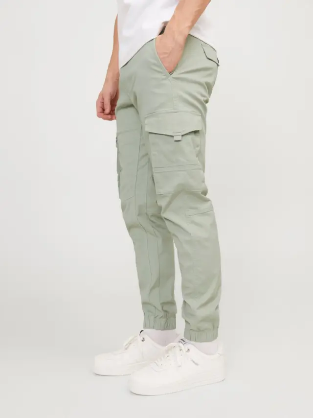 JPSTPAUL JJFLAKE CARGO NOOS Desert Sage Green - 34 , 34