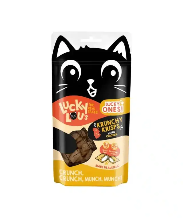 Lucky Lou Lucky Ones Krunchy Krisps Κοτόπουλο 60gr