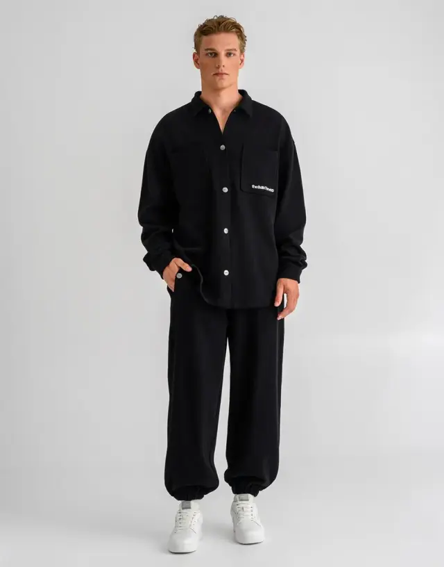 Body Talk Tenet Button Jacket Black 1262-954727 - XL