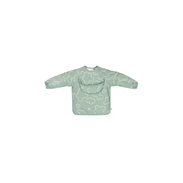 Σαλιάρα 2 in 1 Beaba Αφαιρούμενα Μανίκια Sage Green BR79261