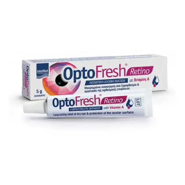 Optofresh Retino Λιπαντική Αλοιφή Ματιών με Βιταμίνη Α για Ενυδάτωση & Προστασία 5g