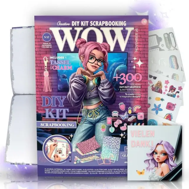 Κουτί δημιουργίας λευκώματος Wow Generation