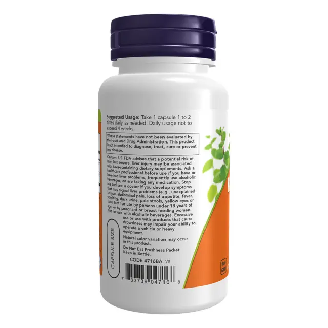 Now Foods Kava Kava 250mg 30% 3