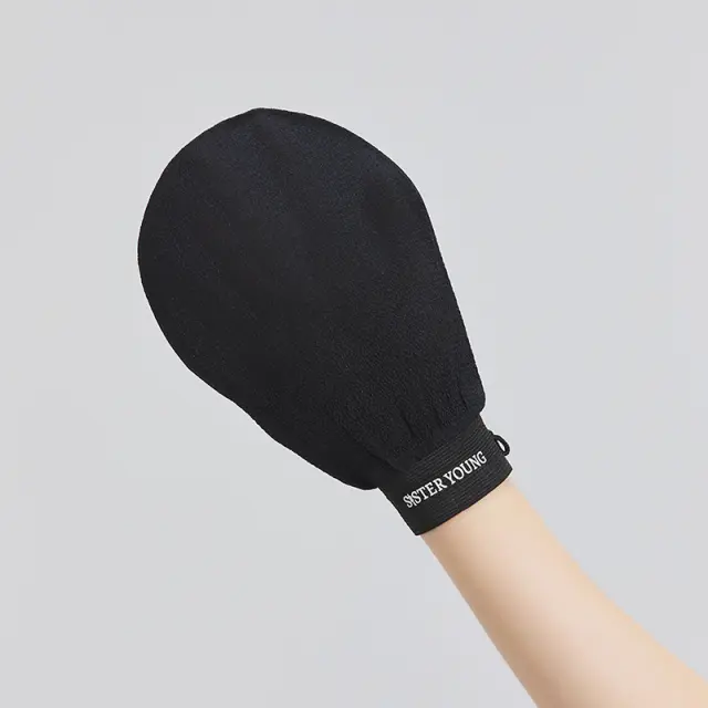 Sister Young Nova Body Glov Black Επαναχρησιμοποιούμενο Γάντι Απολέπισης Σώματος 3