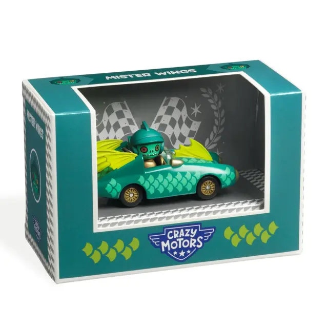 Djeco Crazy Motors Αυτοκίνητο με Φιγούρα Mister Wings (3+ ετών) 05492