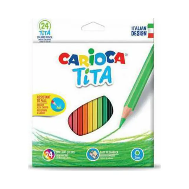 Carioca Ξυλομπογιές Tita 24 χρώματα (42794)