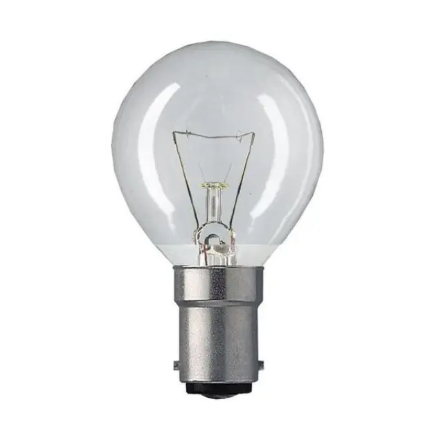 Incandescent Bulb 40W Clear Golf B15d