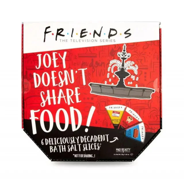Mad Beauty Friends Pizza Bath Salts Άλατα Μπάνιου 8x30gr
