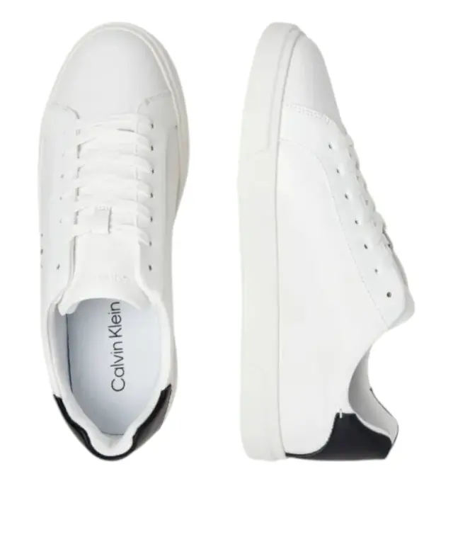 Calvin Klein - Ανδρικά Sneakers Low Prof Cupsole Lth HM0HM02123-01W Λευκό 3