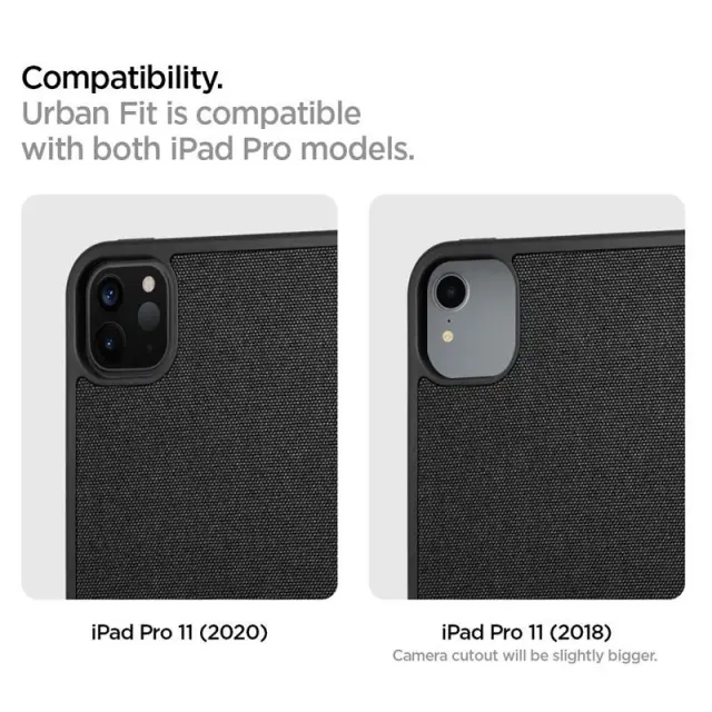 Spigen Urban Fit, black - iPad Pro 11" (2022/2021/2020/2018) ACS01054 2