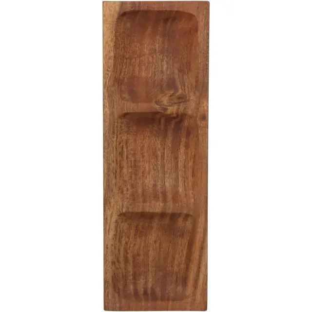 Μπολ Καφέ Ξύλο 31x10.5x2.8cm 3