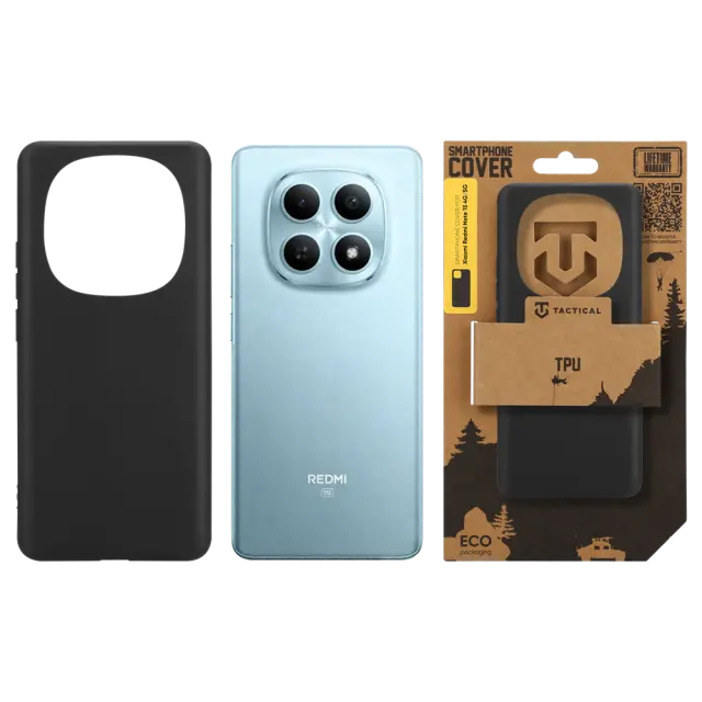 Tactical TPU Cover for Xiaomi Redmi Note 15 4G/5G Black 3