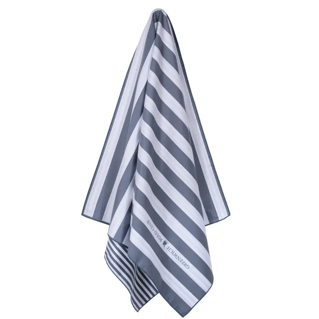 Πετσέτα Θαλάσσης 80x170 Greenwich Polo Club Micro Prints 5221 Blue 100% Microfiber 2