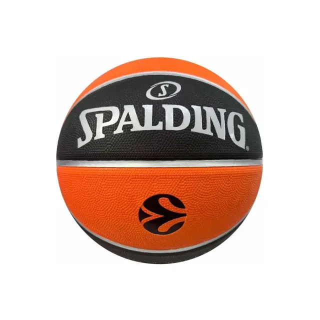 Spalding Adult TF-150 Euroleague Athens Final Four 2026 Size 7 Basket Ball Μαύρο - Πορτοκαλί 85-614Z1 (Spalding) - 7