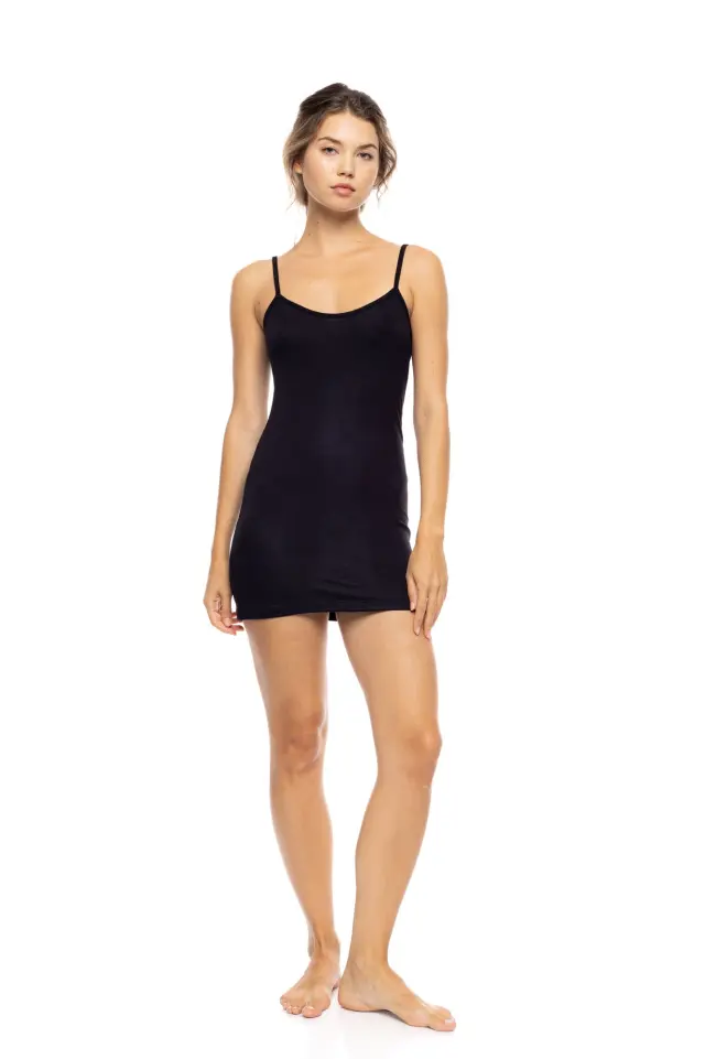 252 - Black - BODYDRESS SPAGETTI NOS