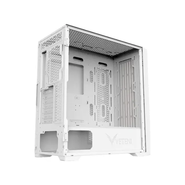 VETENI PC Case Woody ATX Midi Tower White (VT-WOODY-01WH) 3