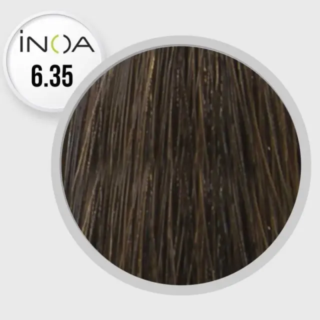 Loreal Inoa Βαφή 6,35 Ξανθό Σκούρο Ντορέ Ακαζού 60ml 2