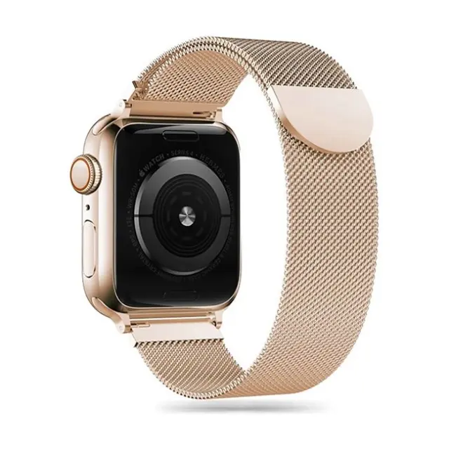 Tech-Protect Milanese Band Apple Watch 4 / 5 / 6 / 7 / 8 / 9 / SE / Ultra 1 / 2 42/44/45/49mm Gold