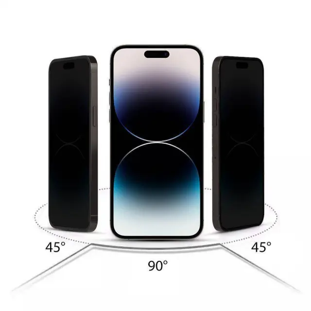 Hofi® Pro+ Privacy Full Face Tempered Glass για iPhone 15 Pro Max-Black 2