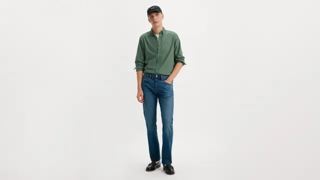 Levi's 501 Original Fit Jeans Μπλε Blue 3