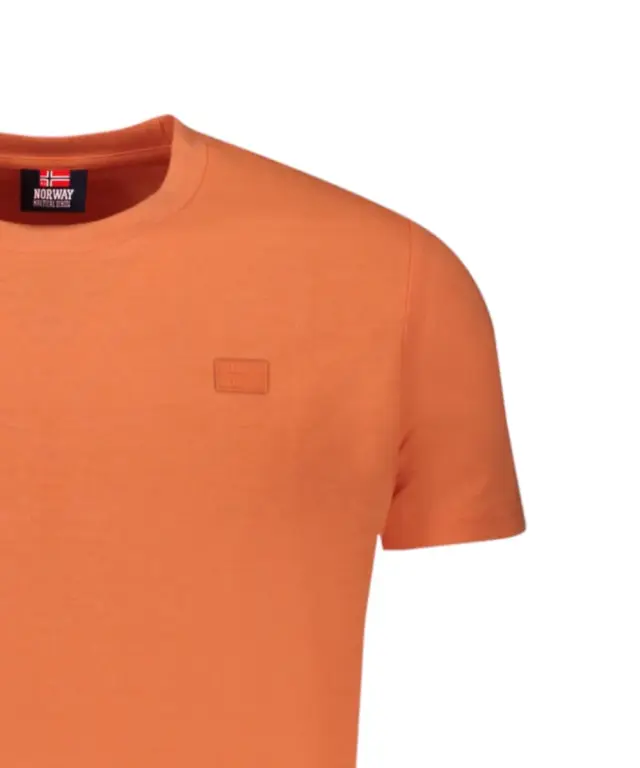 Norway Nautical School - Ανδρικό T-shirt Κοντομάνικο 846061-ORANFL Πορτοκαλί 3
