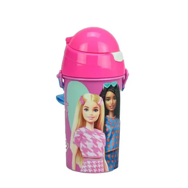 Gim Παγούρι Πλαστικό Καπάκι 500ml Barbie (571-21209)