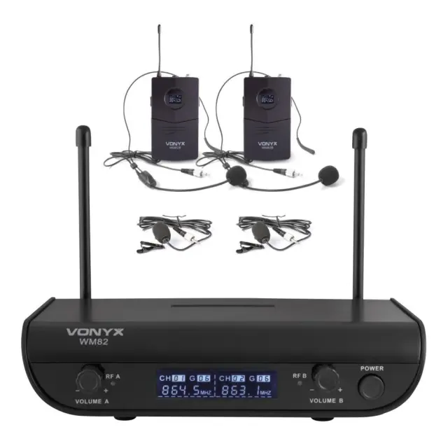 VONYX WM82B ΑΣΥΡΜΑΤΟ ΣΕΤ ΜΙΚΡΟΦΩΝΩΝ