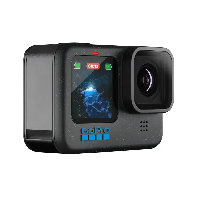 GoPro Hero12 Action Camera 5K Υποβρύχια με Οθόνη Αφής 2.27" Μαύρη – έως 60 δόσεις 2