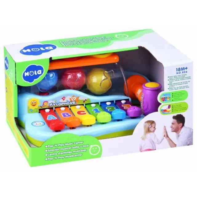 Hola Toys Ξυλόφωνο Με Μπάλες 856