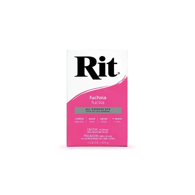 Rit Dye Powder All-Purpose Βαφή Υφασμάτων – Fuchsia 31,9g