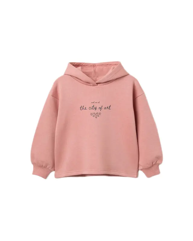 Zippy παιδική φούτερ μπλούζα με κουκούλα για κορίτσι ZKGAP0202_26041-2