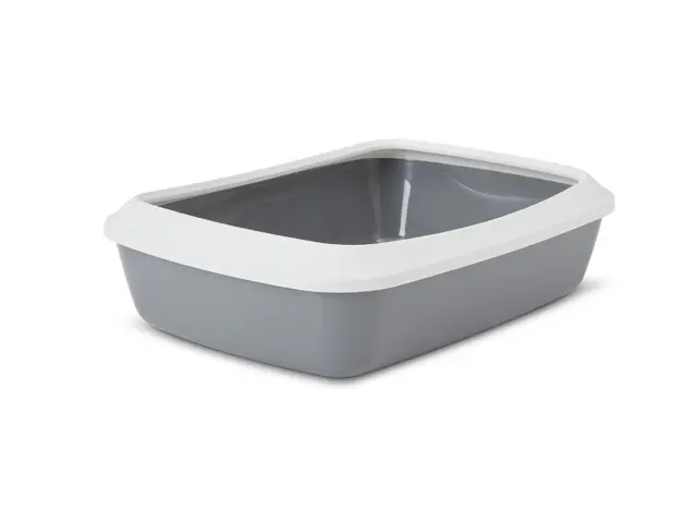 SAVIC IRIZ Litter tray with rim - 42 cm - grey