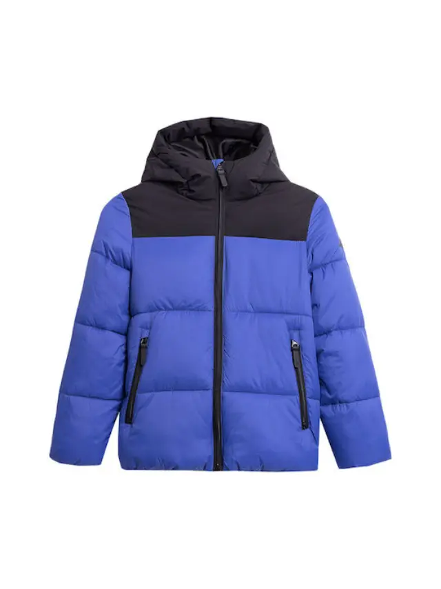 4f Puffer Jacket Dark Blue 4FJAW23TDJAM274-36S - 140