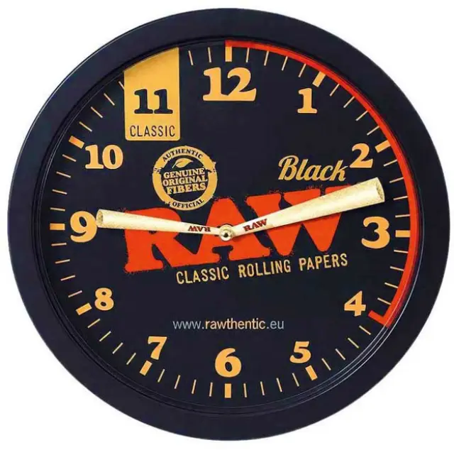 RAW Καβάτζα Κουτί Ασφαλείας Ρολόι Τοίχου - Black Clock