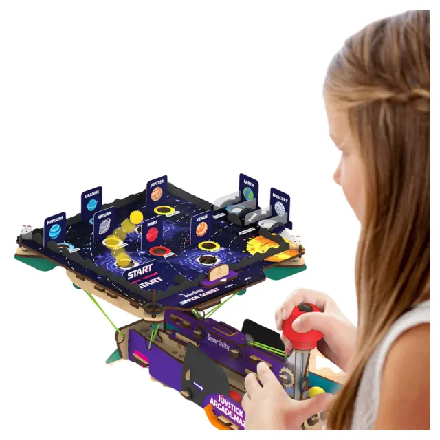 Smartivity Εκπαιδευτικό Παιχνίδι DIY Κατασκευή "Joystick Arcade Maze" Dino World και Space (6+ ετών) 797747 2