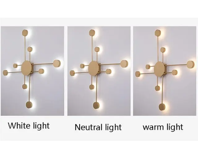 Επιτοίχιο φωτιστικό LED - 8311 - 943215 - Gold 2