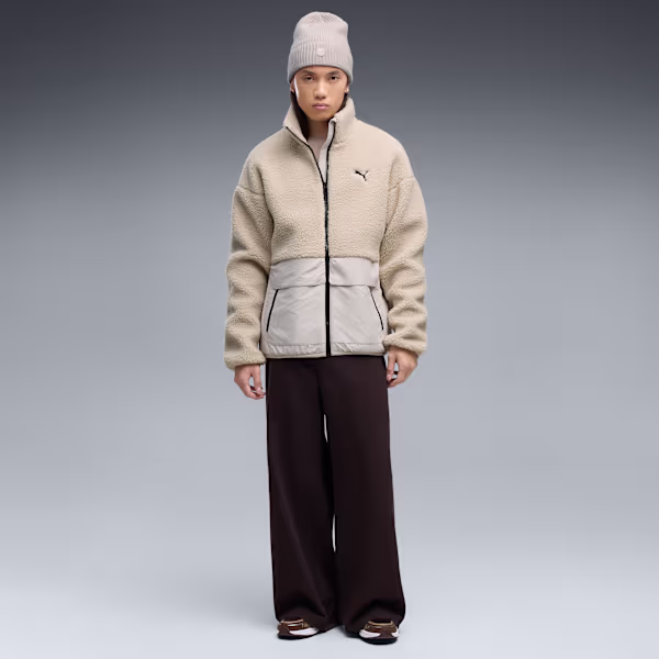 Puma Hybrid Sharpa Jacket Silver Fag 694562-82 - M 3