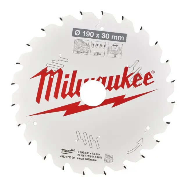 Milwaukee 4932471300 - ΔΙΣΚΟΣ ΚΟΠΗΣ ΞΥΛΟΥ S190x30/24z MW 2