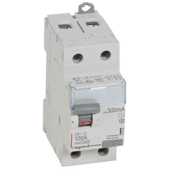RCD DX³-ID - 2P - 230 V~ - 100 A - 300 mA - AC type